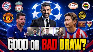 PREVIEWING Atletico Madrid's League Phase Schedule | UCL Draw Reaction 🔴⚪️