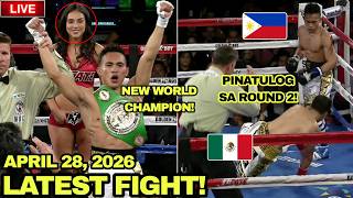 NEW WORLD CHAMPION NA ANG PINOY! PINATULOG ANG KALABAN SA ROUND 2! APRIL 28, 2026