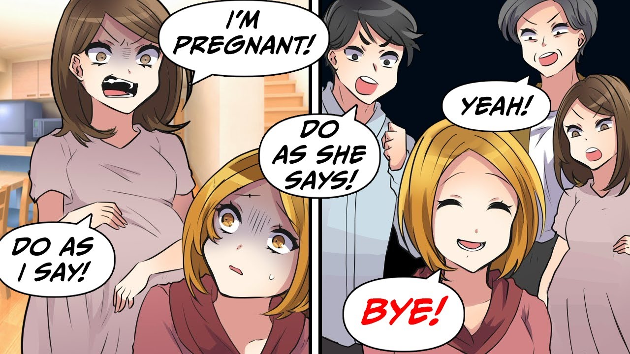 My pregnant sister-in-law was staying at our place but... [Text + Animation]