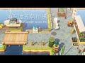 【あつ森】海を渡る朝市通り | Morning market street across the sea | Animal Crossing | speed build【島クリエイト】