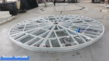 Galvanized turntable car turntable structure from Nostec