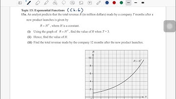 Topic 13: Exponential Functions (HKDSE)