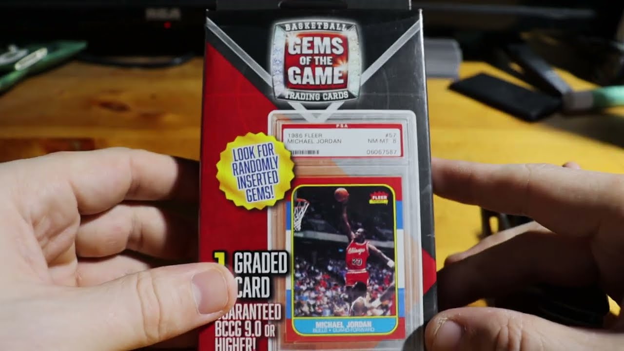 Graded Card Mystery Box From Walmart! Gems Of The Game Trading Cards