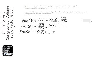 Similarity And Congruence: Volume Scale Factor Given Areas (Grade 8) - OnMaths GCSE Maths Revision