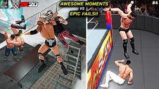 WWE 2K20 Top 10 Awesome Moments vs Epic Fails!! Part 4