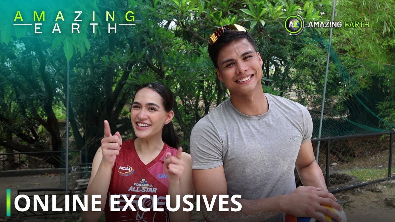 Amazing Earth: Beach volleyball showdown with John Vic and Angela Alarcon! (Online Exclusives)
