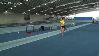 Plant action drill - pole vault drill
