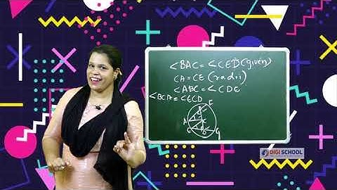 Free Maths Video Std 9 Chapter 5 Circles  Video 6