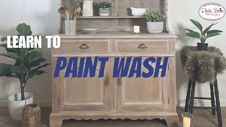 Add A Paint Wash To Your Furniture With Silk All-In-One Mineral Paint!