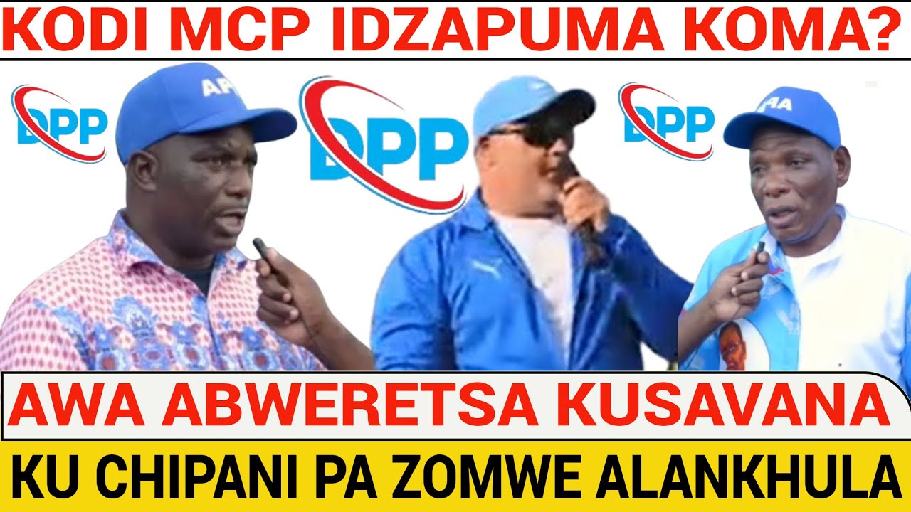 ZZOMWE ALANKHULA A MWANAVEKA, MCHACHA KOMASO SULEMAN KU  PHALOMBE  ZADZETSA MTSUTSO KU DPP