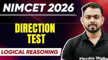 NIMCET 2026 DIRECTION TEST | Logical Reasoning | NIMCET 2026 | PW NIMCET #pwnimcet #nimcet