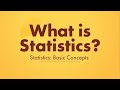 What is statistics