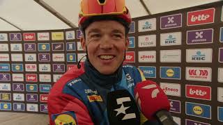 Mads Pedersen - Interview at the finish - Dwars door Vlaanderen 2026
