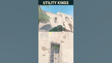 CS2 Dust2 B window smoke from outside tunnels on the bricks