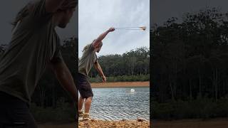 Rock Sling Shot! Slinging Stones #mersa #sling #slinging #sport #throwing #davidandgoliath #boom