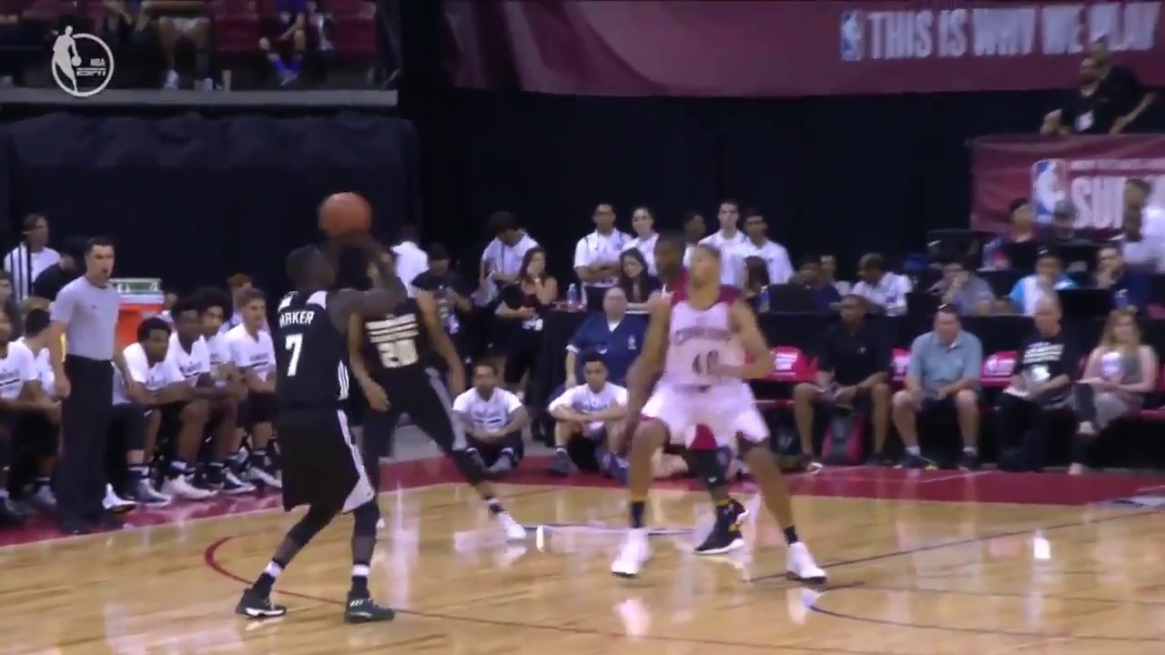 Thon Maker Hits the Deep 3 Pointer  Bucks vs Cavaliers  July 7 2017  2017 NBA Summer League