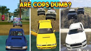 ARE COPS DUMB? (EVERY GTA REALISTIC DETAILS)