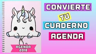 DIY CONVIERTE TU CUADERNO EN AGENDA/ YUDIT REYES