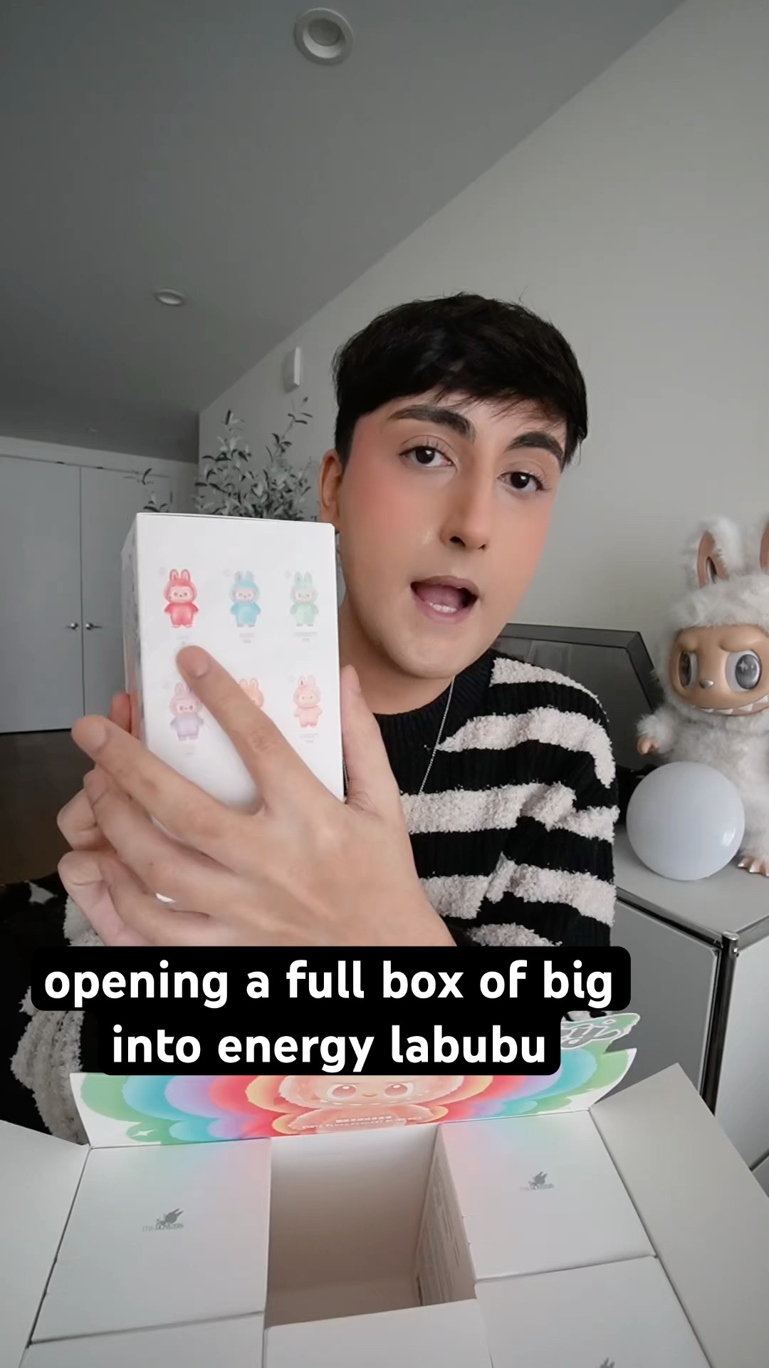 OPENING BIG INTO ENERGY LABUBUS FULL SET #labubu #popmart