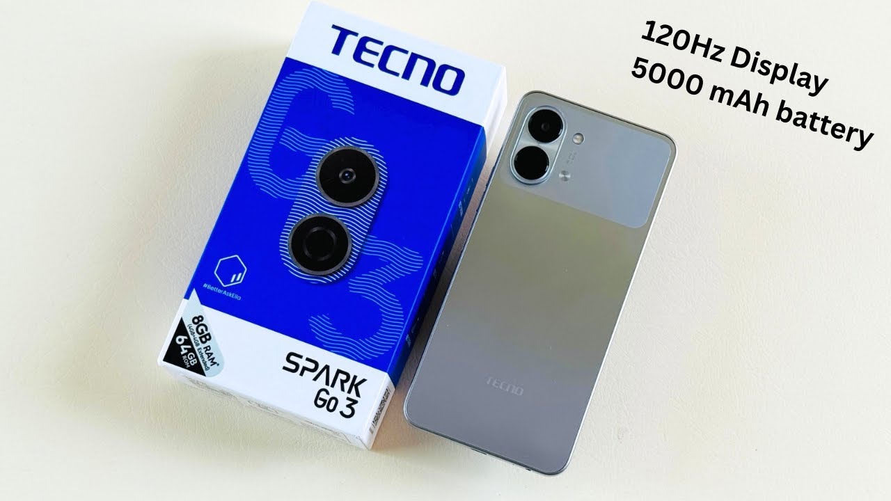 Tecno Spark Go 3 Unboxing and Full Review | 5000 mAh battery | 120Hz Display