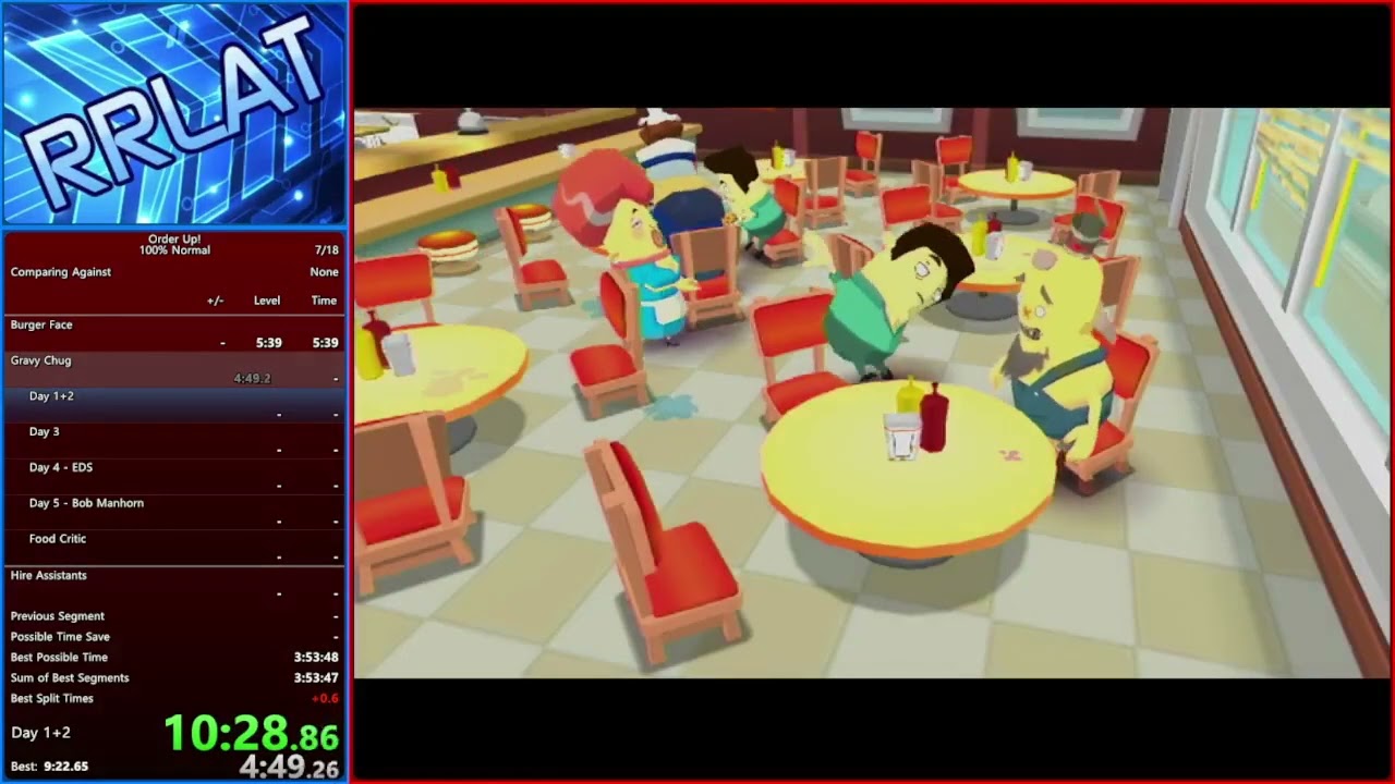 [WR on 9/22/22] Order Up! Speedrun - 100% Normal - 