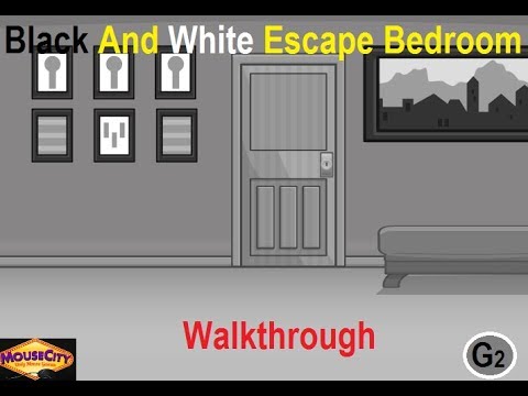 Gameplay Black and White Escape Bedroom Walkthrough - YouTube