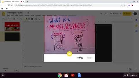 Adding a webcam photo to Google Slides