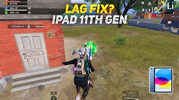IPAD 11TH GEN(A16) 2025 BGMI TEST⚡ || IOS 26.1 BGMI TEST