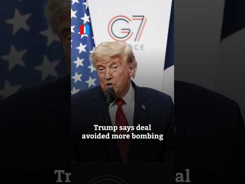 Trump says deal avoided more bombing
