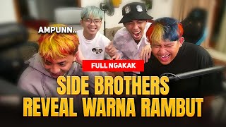 SIDE BROTHERS REVEAL WARNA RAMBUT 🤣 JOT, TEPE, NIKO, & YUKA HASIL WARNAIN RAMBUT