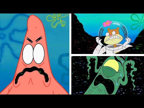 If the darkness took over all Spongebob characters COMPILATION (Learning with Pibby)