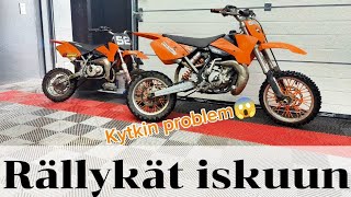 KTM RÄLLÄKÄT TULILLE! Kytkinongelmia.