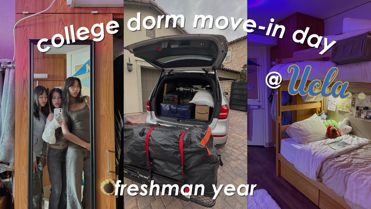 День переезда в колледж и экскурсия по общежитию *первокурсник в Калифорнийском университете в Ло...