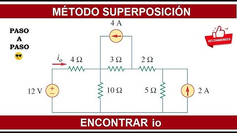 ✅ Problema 4.16 SADIKU ✅ Teorema de superposición ✅Ley Voltaje de Kirchhoff ✅ Divisor de Corriente