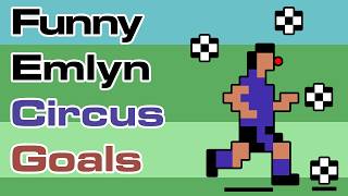 Chaos on the Football Pitch - Commodore 64 Soccer Comedy - Ridiculous Emlyn Hughes C64 Retro Goals
