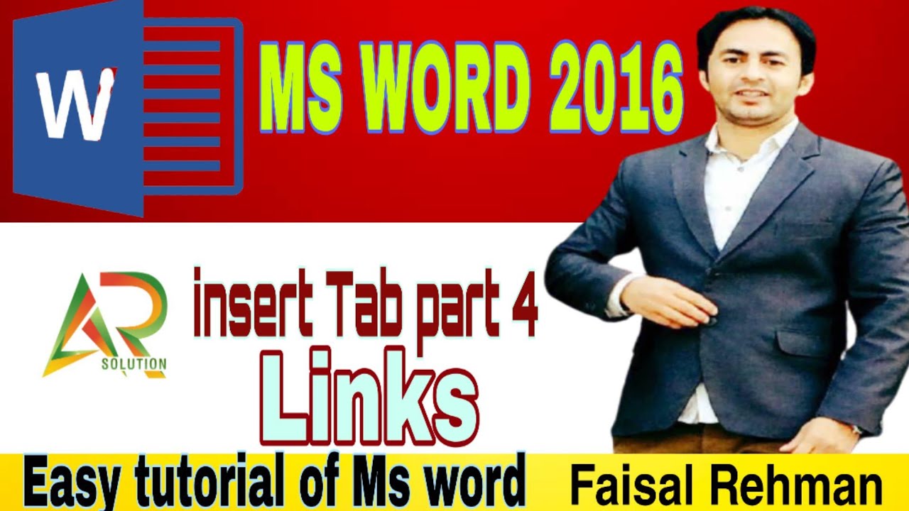 6th lecture of Microsoft word ||Hyperlink,Bookmark and cross Reference.
