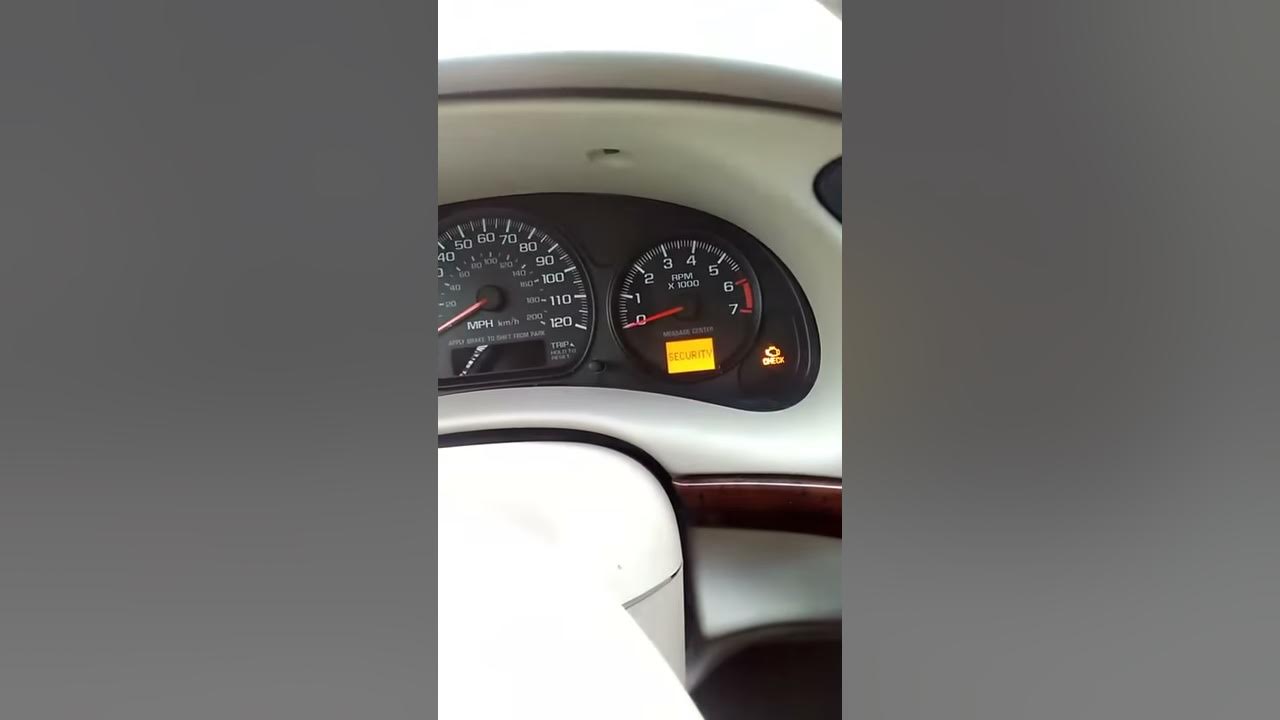 2001 Chevy Impala LS Security Problems - YouTube