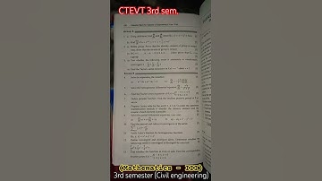 Engineering mathematics questions papers 2079 | 3rd sem #ctevt