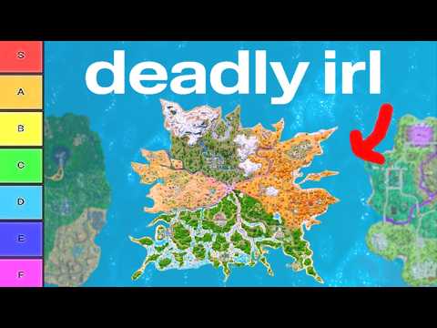Ranking Every Fortnite Map By How Liveable They Are IRL