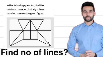 Find the minimum number of straight lines required to make the given figures | IB ACIO QUESTIONS