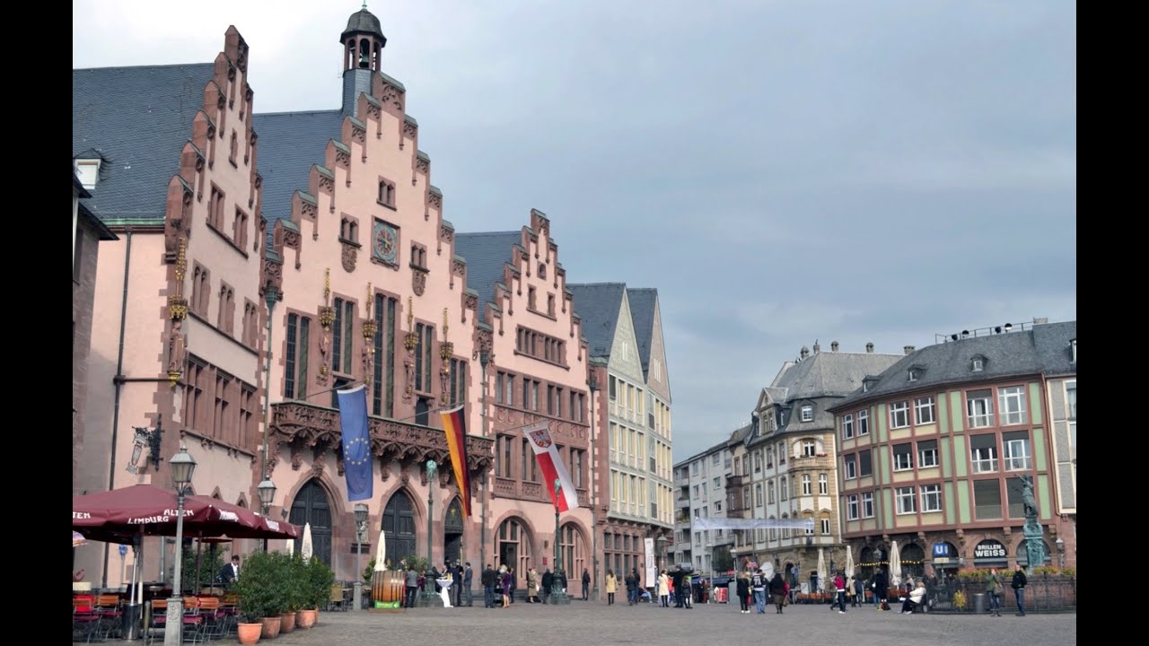 Frankfurt am Mein, Germany. Exploring the beautiful City Square and surrounding areas. 2013