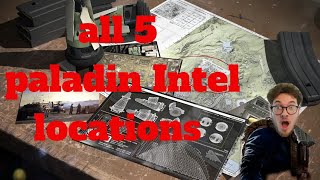 All 5 hidden intel locations in operation paladin on spec ops modern warfare
