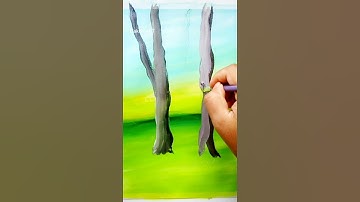 Autumn Trees🍁🍂 I #Shorts I Elakkis ART