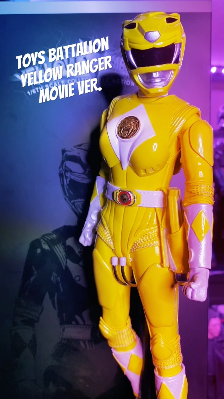 TOYS BATTALION Power rangers TB016 1/6 Yellow Sabertooth