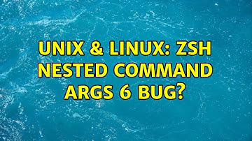 Unix & Linux: Zsh nested command args $SHLVL bug?