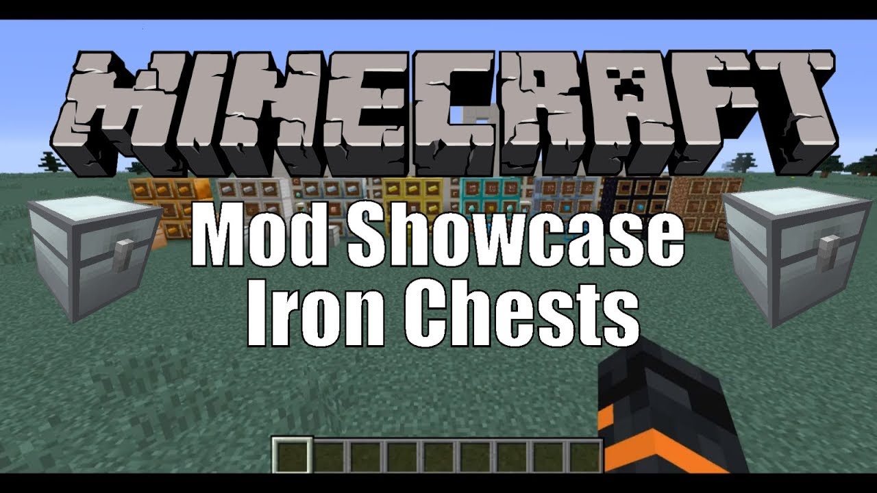 IRON CHESTS MOD(MORE STORAGE) Minecraft Mod Showcase - YouTube