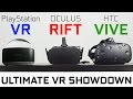 PlayStation VR vs Oculus Rift vs HTC Vive - Which One is Best?