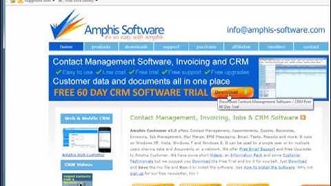 Download Install and Configure CRM Software in 3 minutes including Creating and Importing Customer R