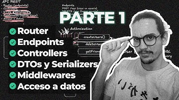 PIEZAS y CONCEPTOS para CONSTRUIR una API REST EXPLICADOS (Parte 1)