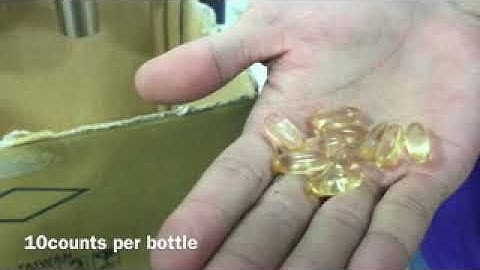 Softgel counting - TC100 tablet/ capsule counter